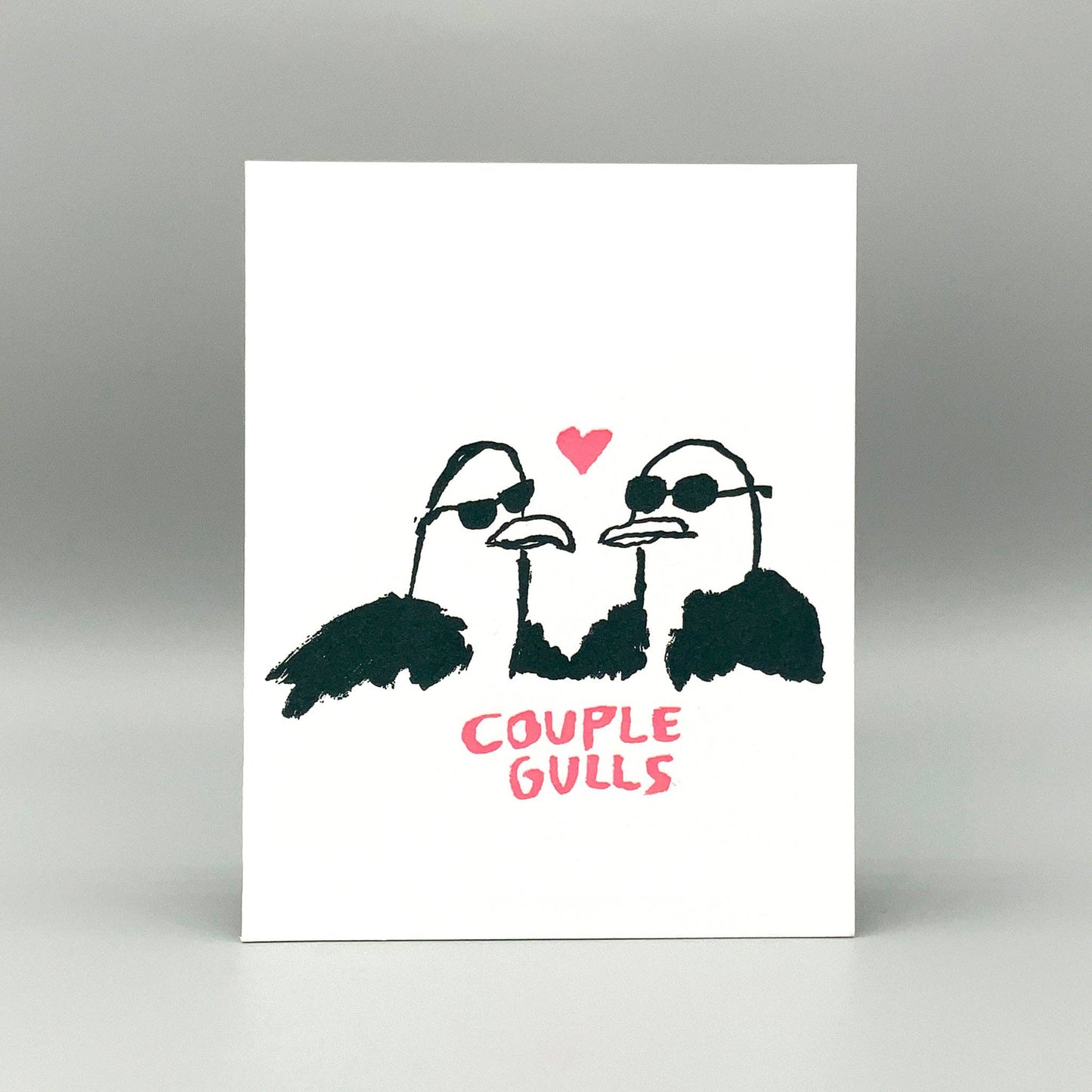 Couple Gulls Love Card
