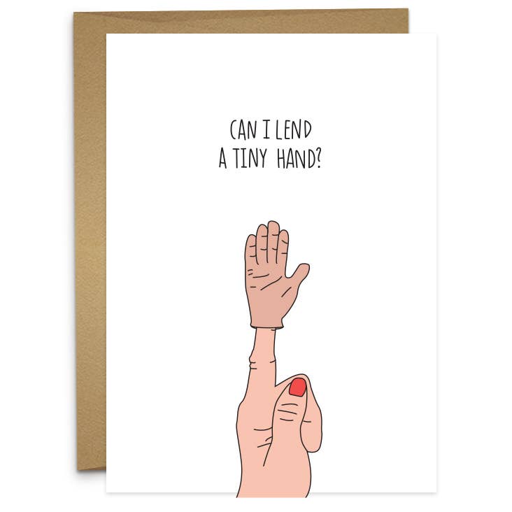 Lend a Tiny Hand Friendship Card