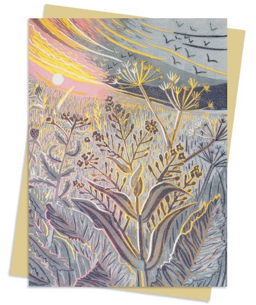 Annie Soudain: Pale Grey Day Blank Card