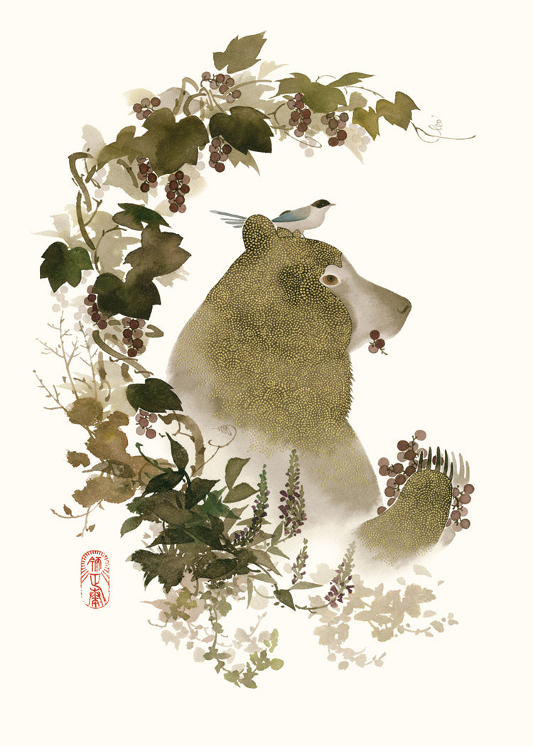 Wealth Bear Foil Embossed Cards