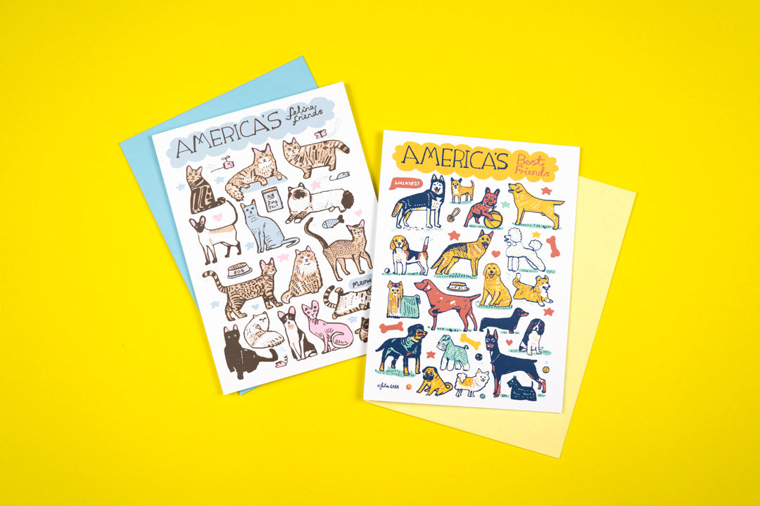 Cats - America's Feline Friends Card