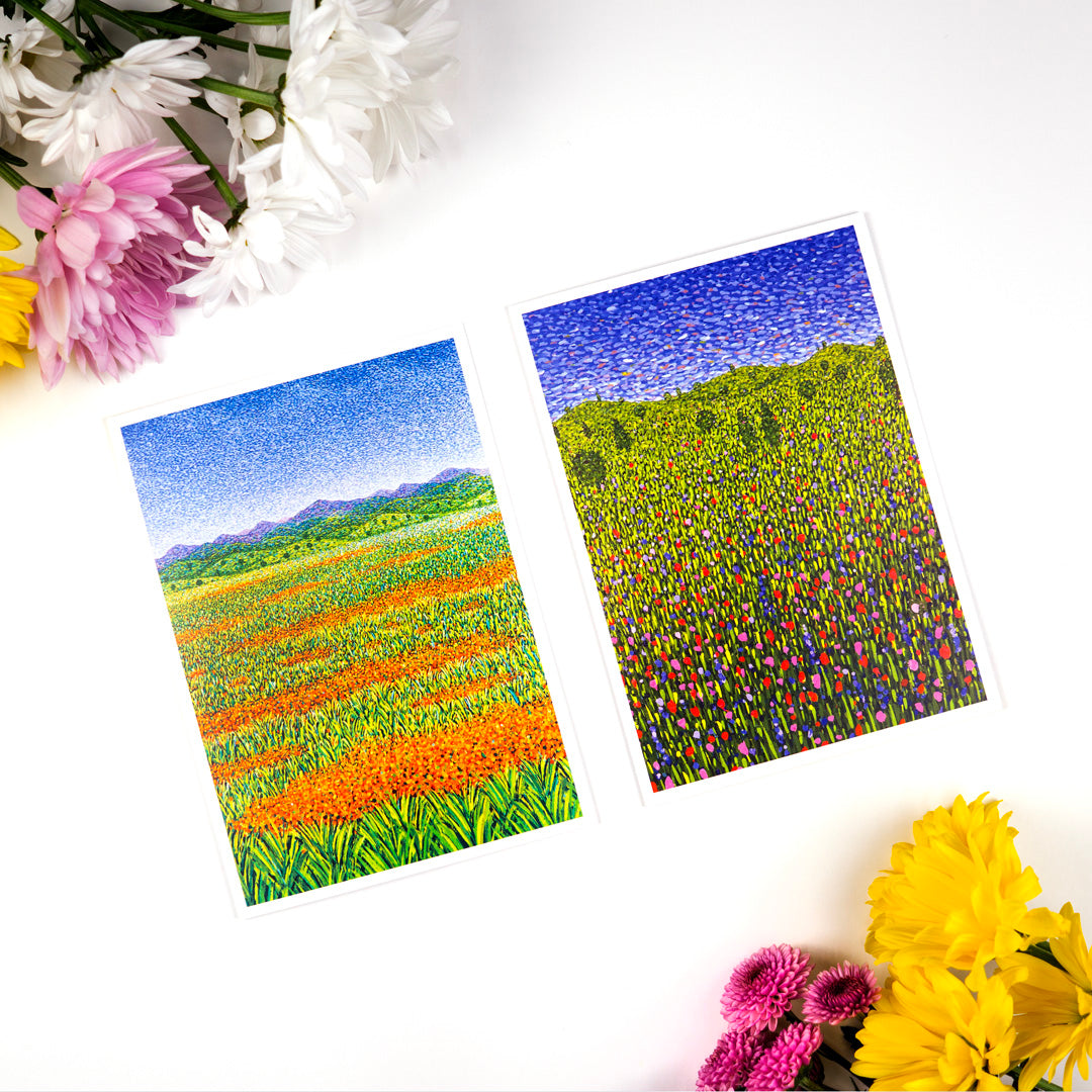 Green Fields, Blue Sky Card