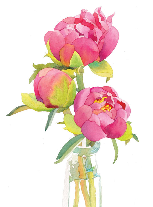 Peony Trio Mother's Day Card