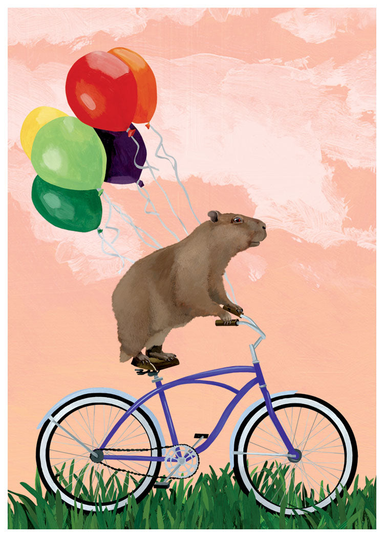 Capybara Card