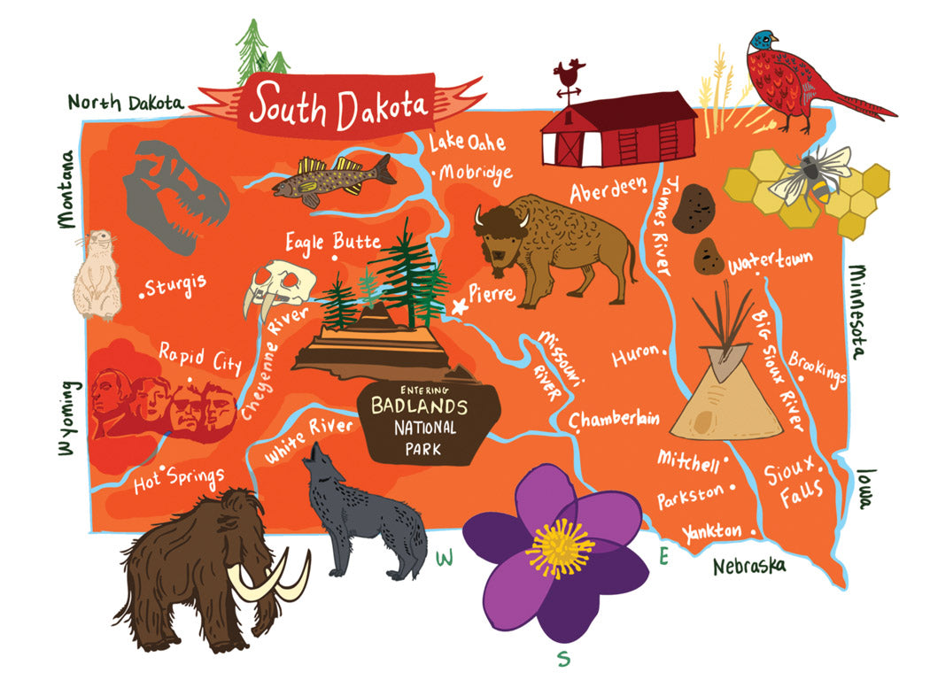 Hello: South Dakota Cards