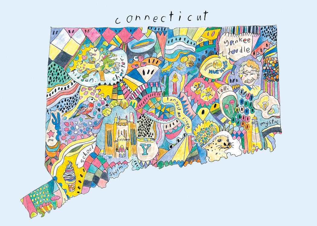 Doodle: Connecticut Cards