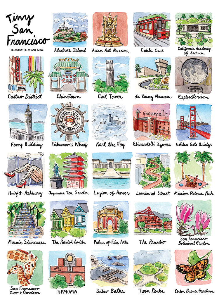 Tiny: San Francisco Blank Cards