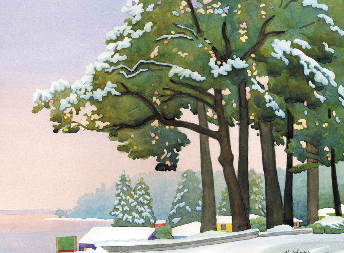 Fauntleroy Snow Blank Mini Cards