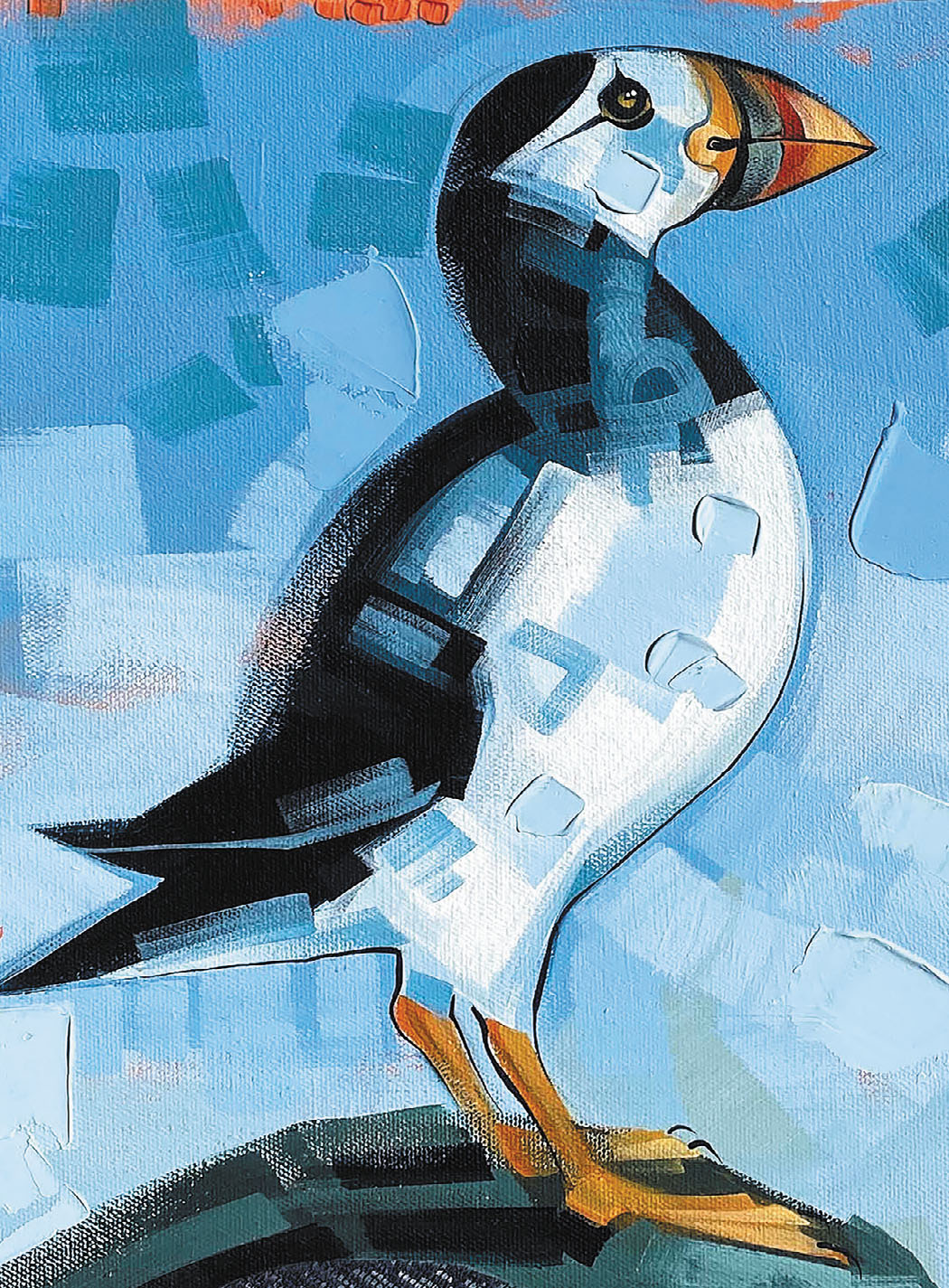 Puffin by the Sea Blank Mini Cards