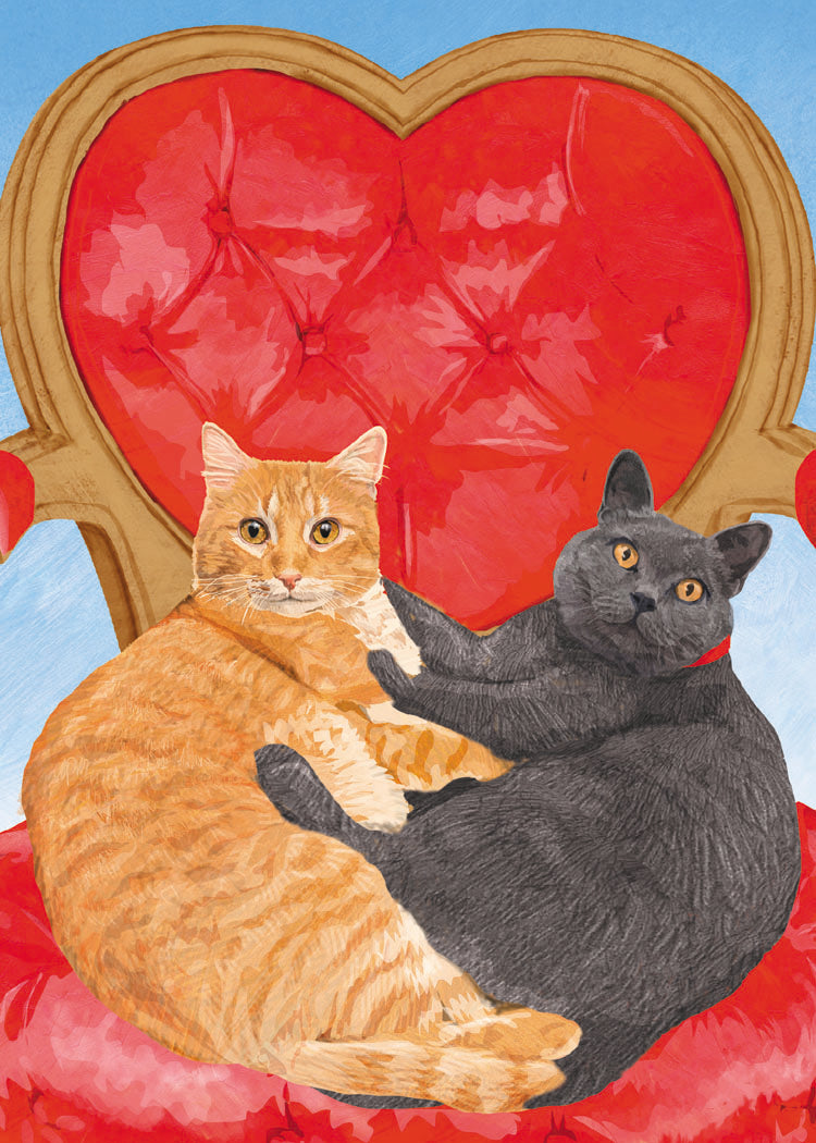 Be Mine Cats Valentine's Day Card