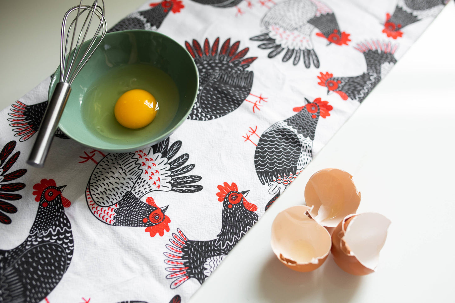 Farm Chicken Tea Towel
