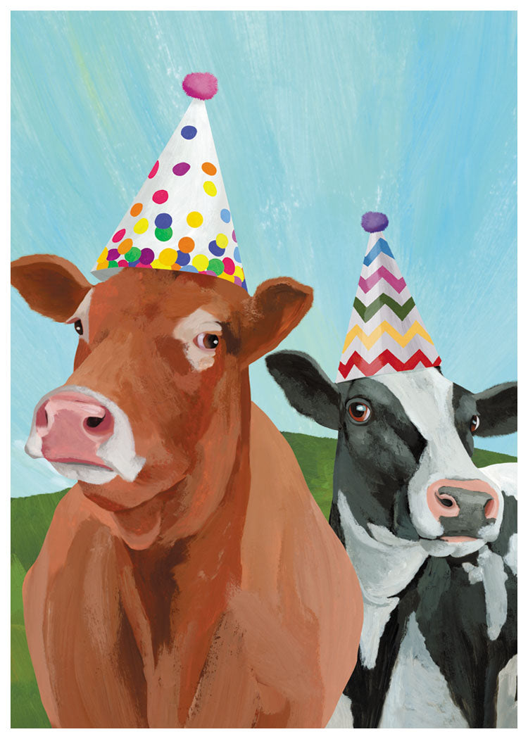 Cow Birthday Card