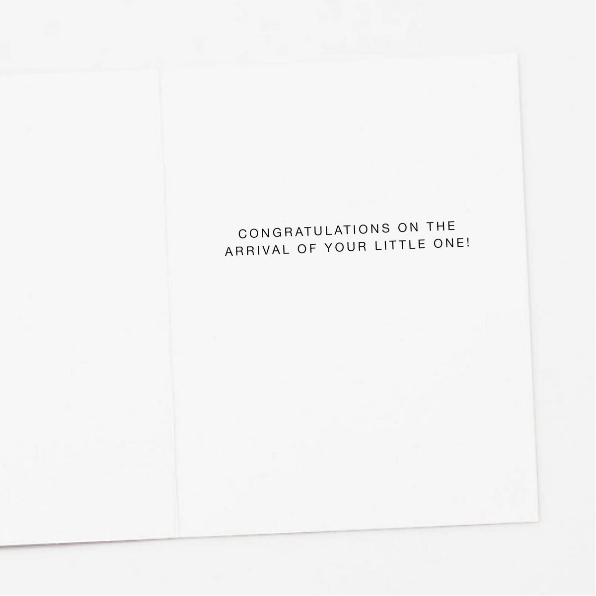 Stuffed Baby Animals New Baby Card