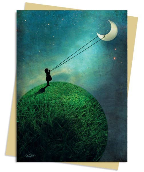 Catrin Welz-Stein: Chasing the Moon Blank Card
