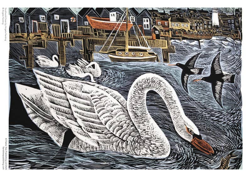 Angela Harding: Southwold Swan 1000 Piece Puzzle