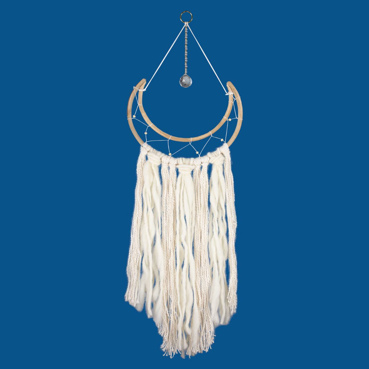 Wool Crescent Large Wall Decor