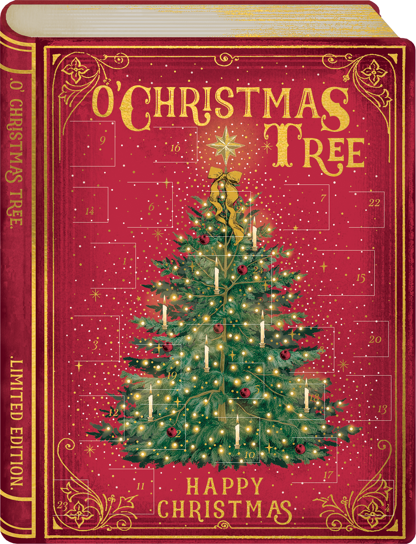 O Christmas Tree Advent Calendar Card