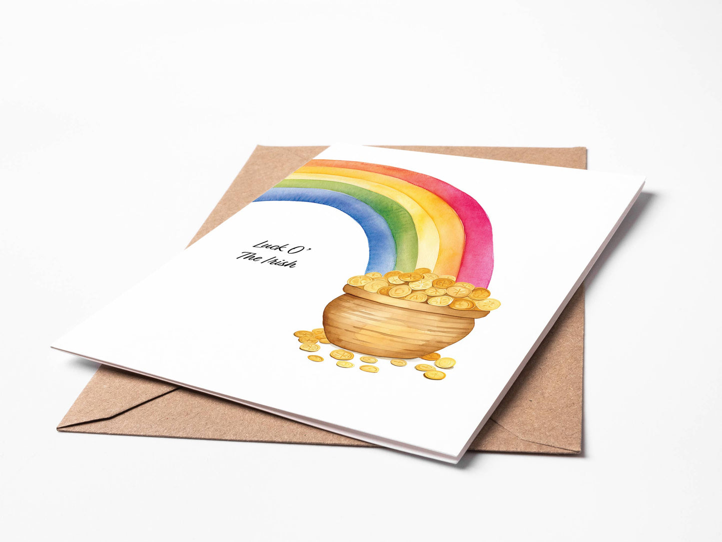 Lucky Rainbow St. Patrick's Day Card