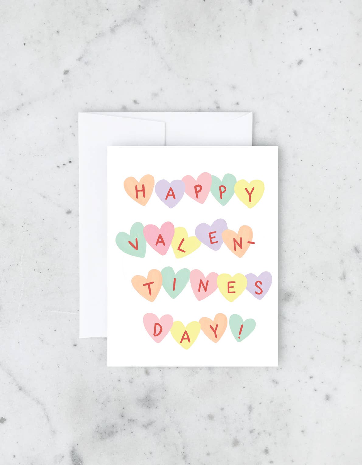 Conversation Hearts Valentine's Day Card