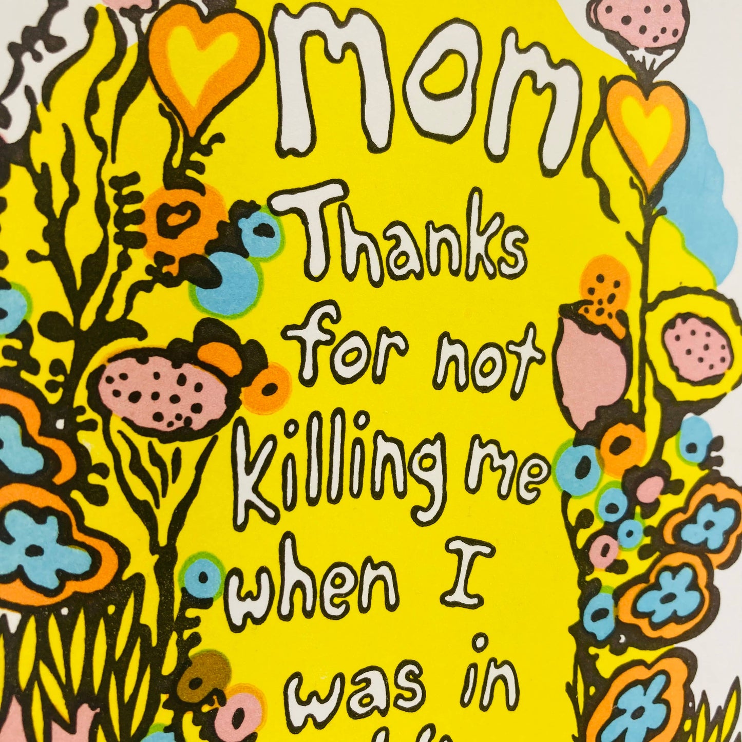 Middle School Mother's Day Card