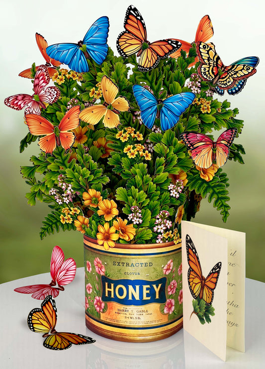 Butterflies & Buttercups Pop-Up Bouquet & Card