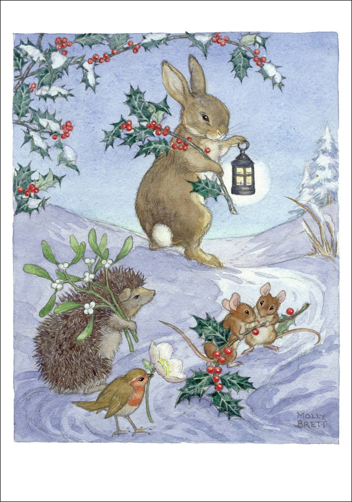 Molly Brett: Christmas Animals Small Holiday Cards