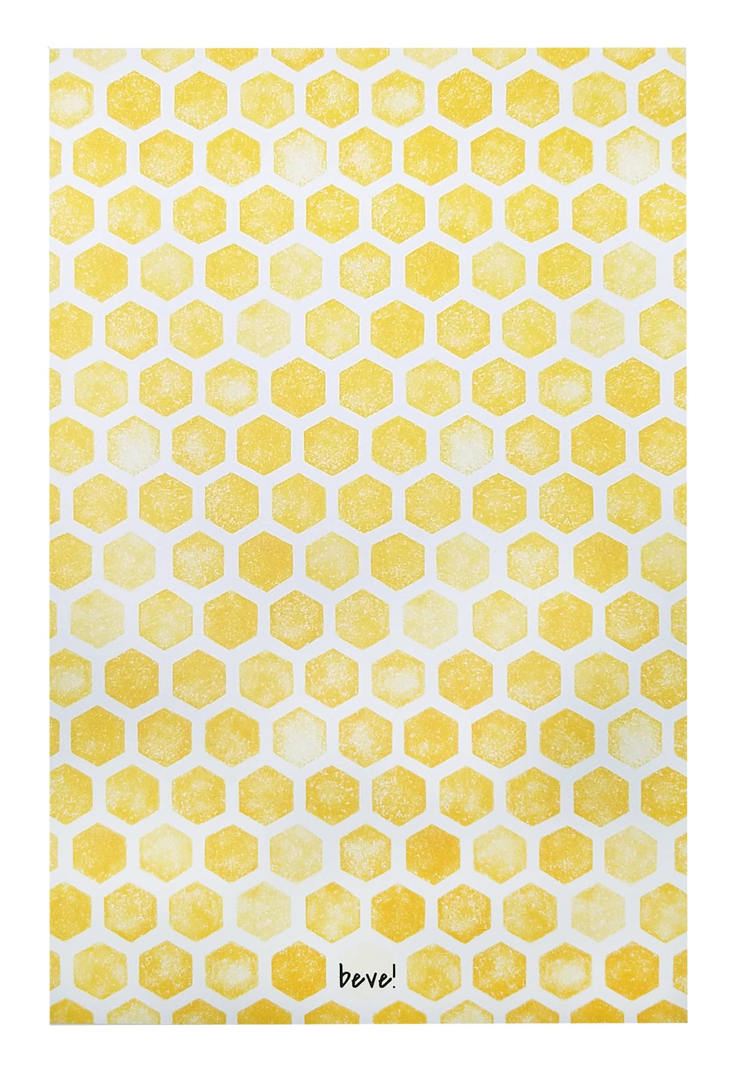 Yellow Hex Letter Writing Stationery Set