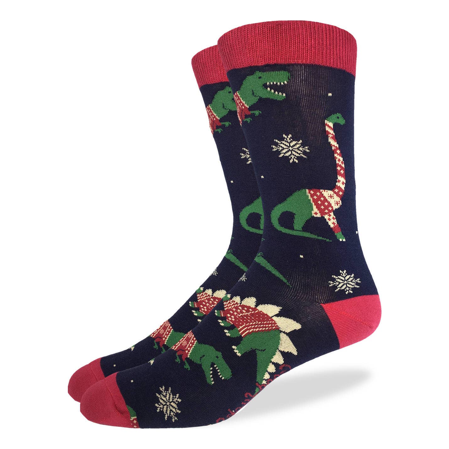 Christmas Sweater Dinosaurs Unisex Socks, 2 Sizes