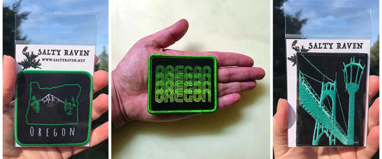 Oregon Retro Fade Iron-On Patch