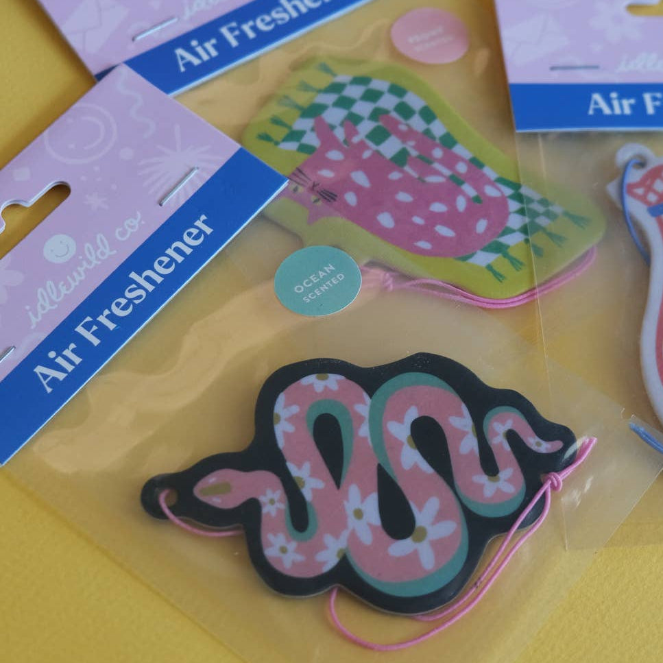 Snake Ocean Scented Car Air Freshener