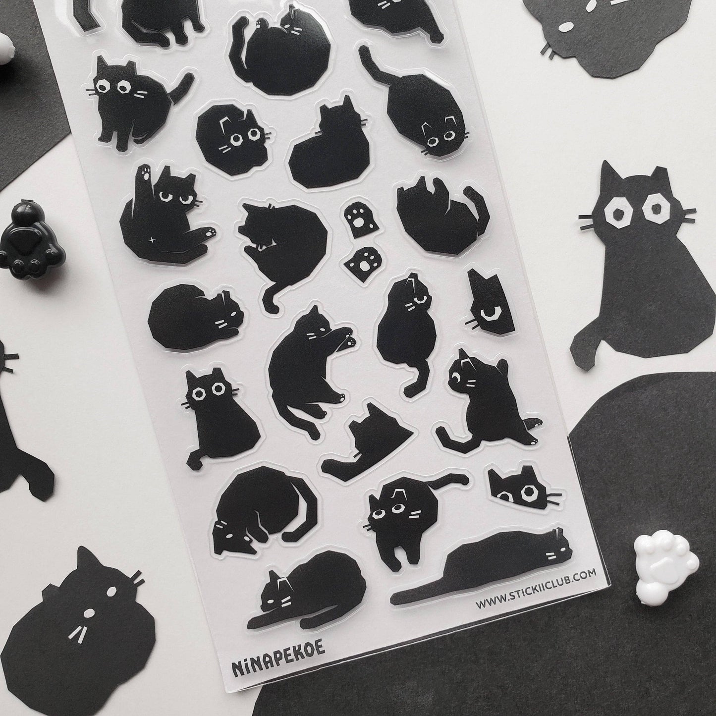The Night Meows Sticker Sheet