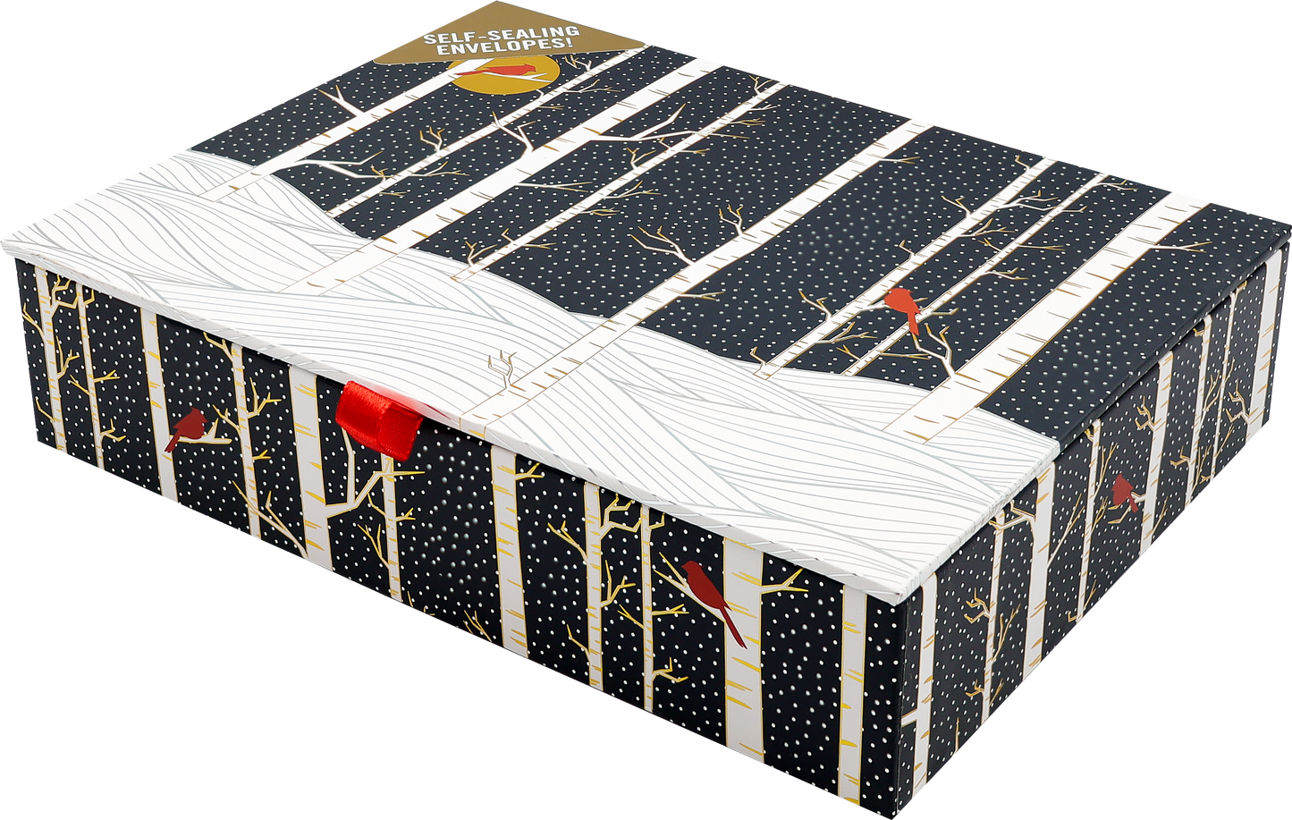 Birch Trees in Winter Deluxe Boxed Holiday Cards