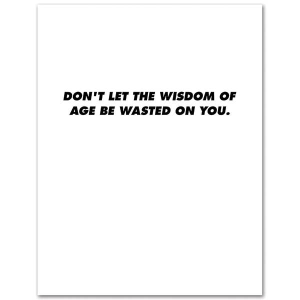 Wisdom Ted Lasso Birthday Card