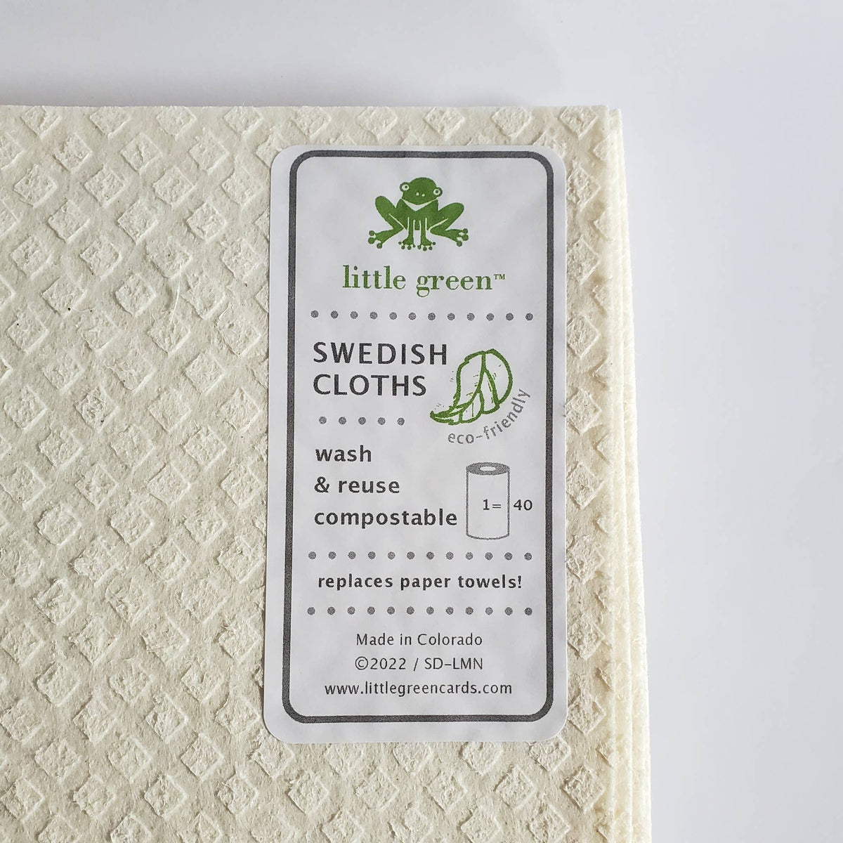 Spring Clover Swedish Dishcloth