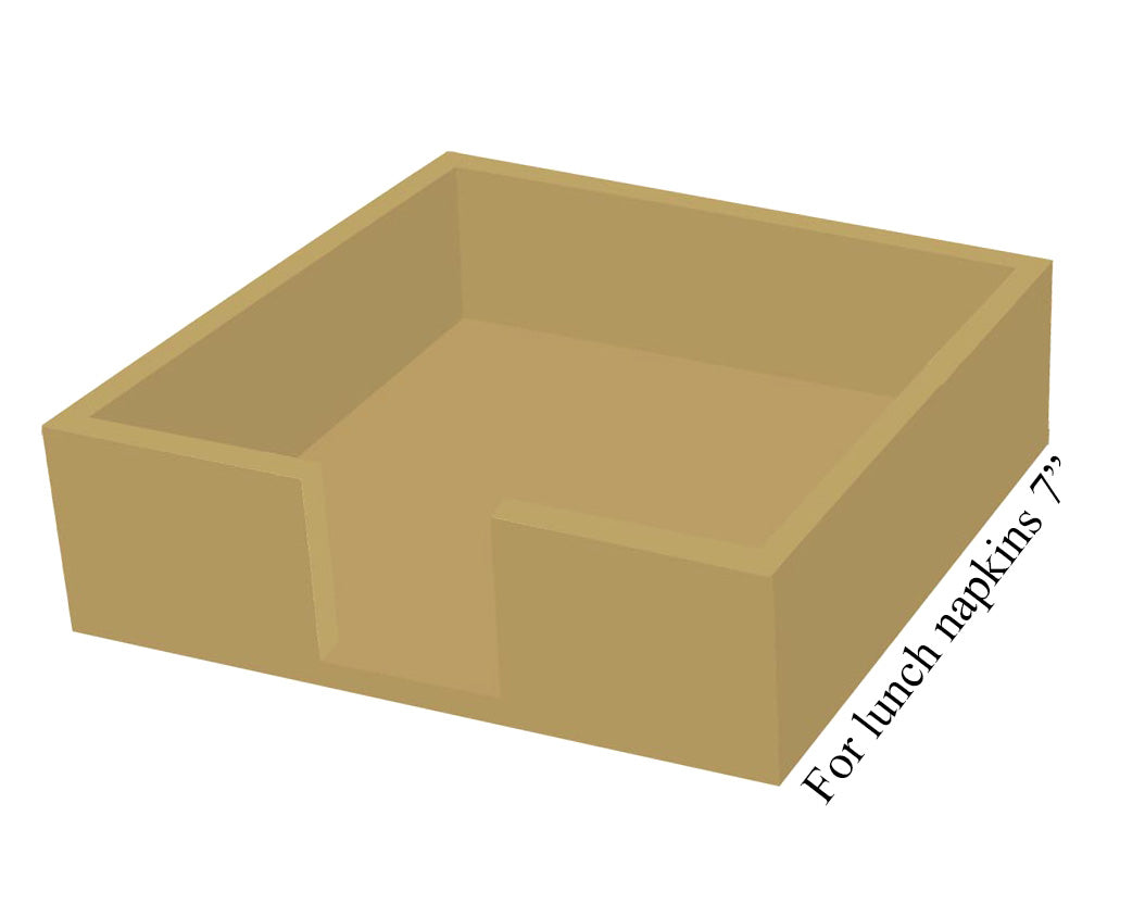 Lacquered Wood Napkin Holders