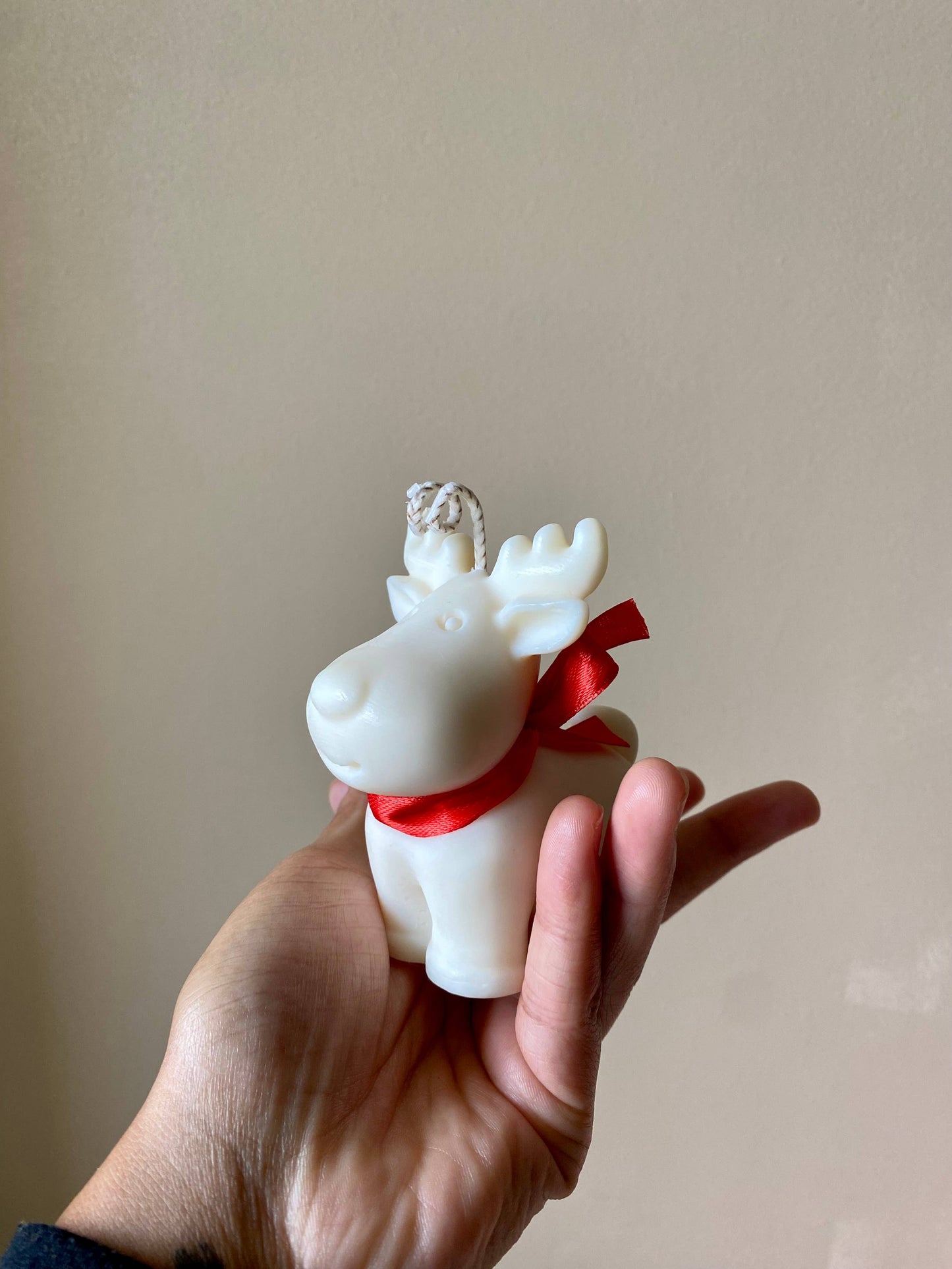Reindeer Handmade Holiday Candle