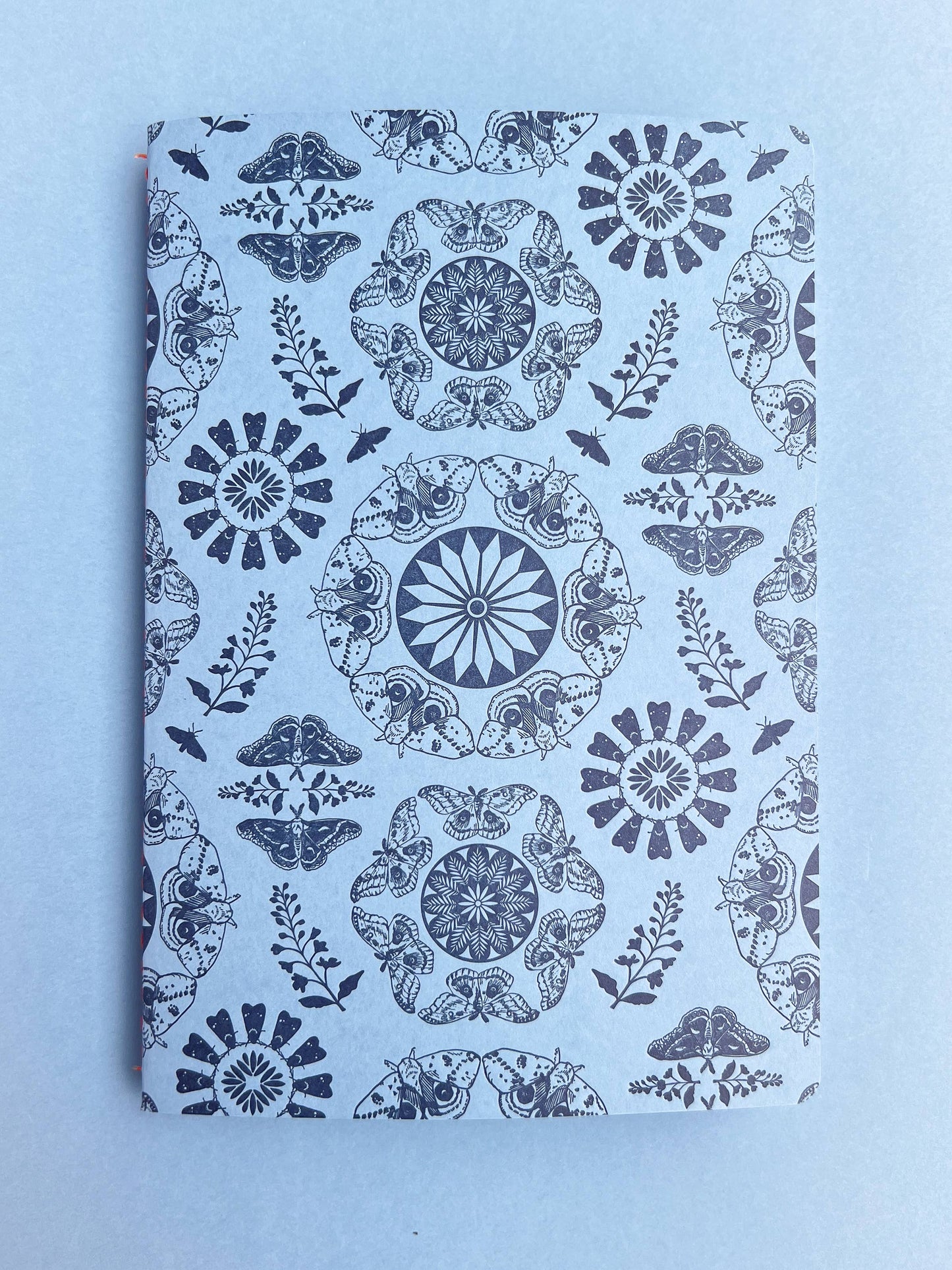 Moth Pattern Extra Large Notebook Journal