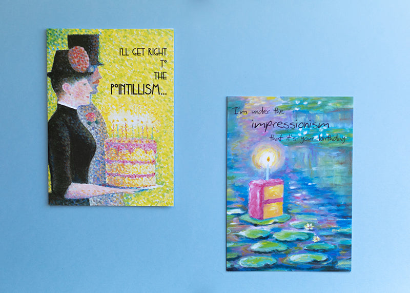 Under the Impressionism Birthday Card