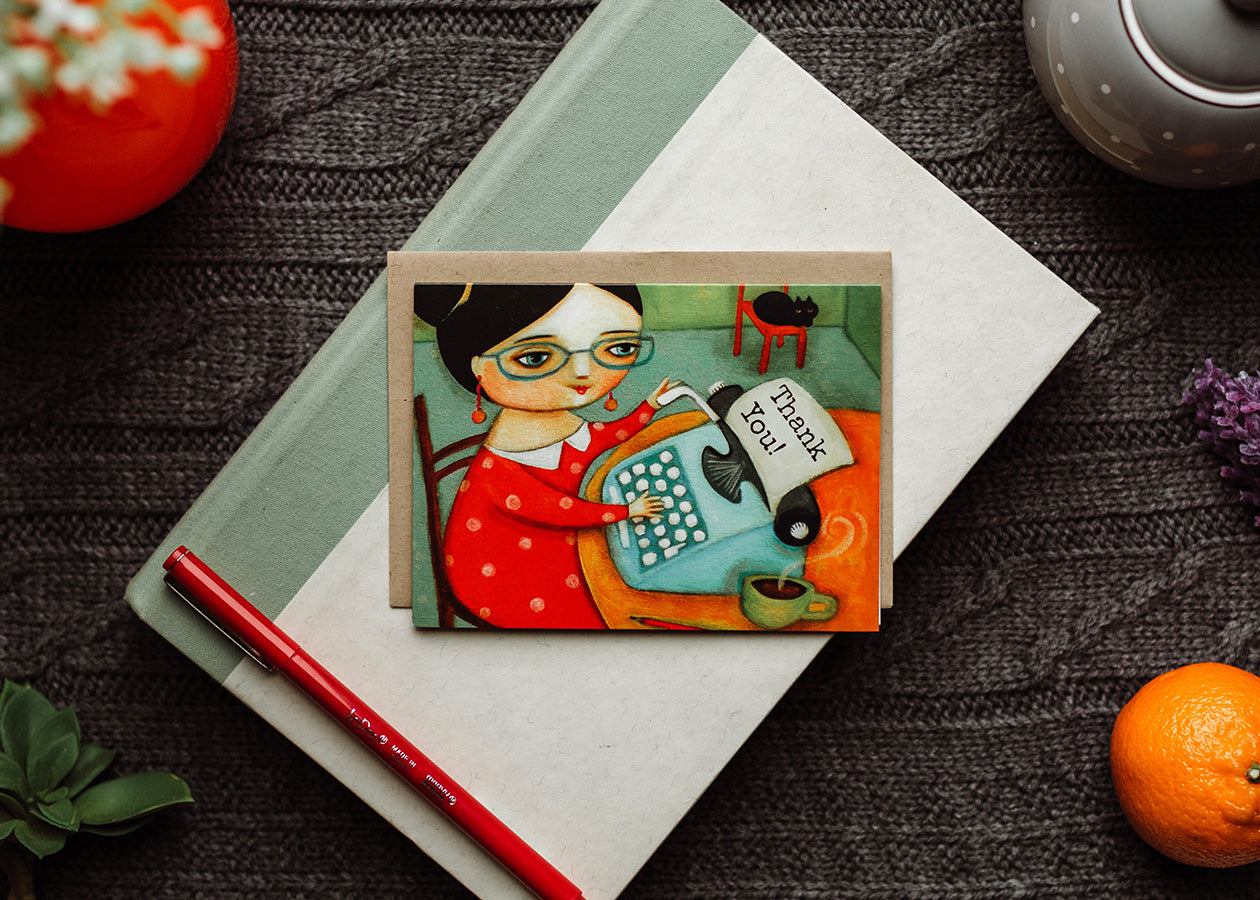 Typewriter Mini Card