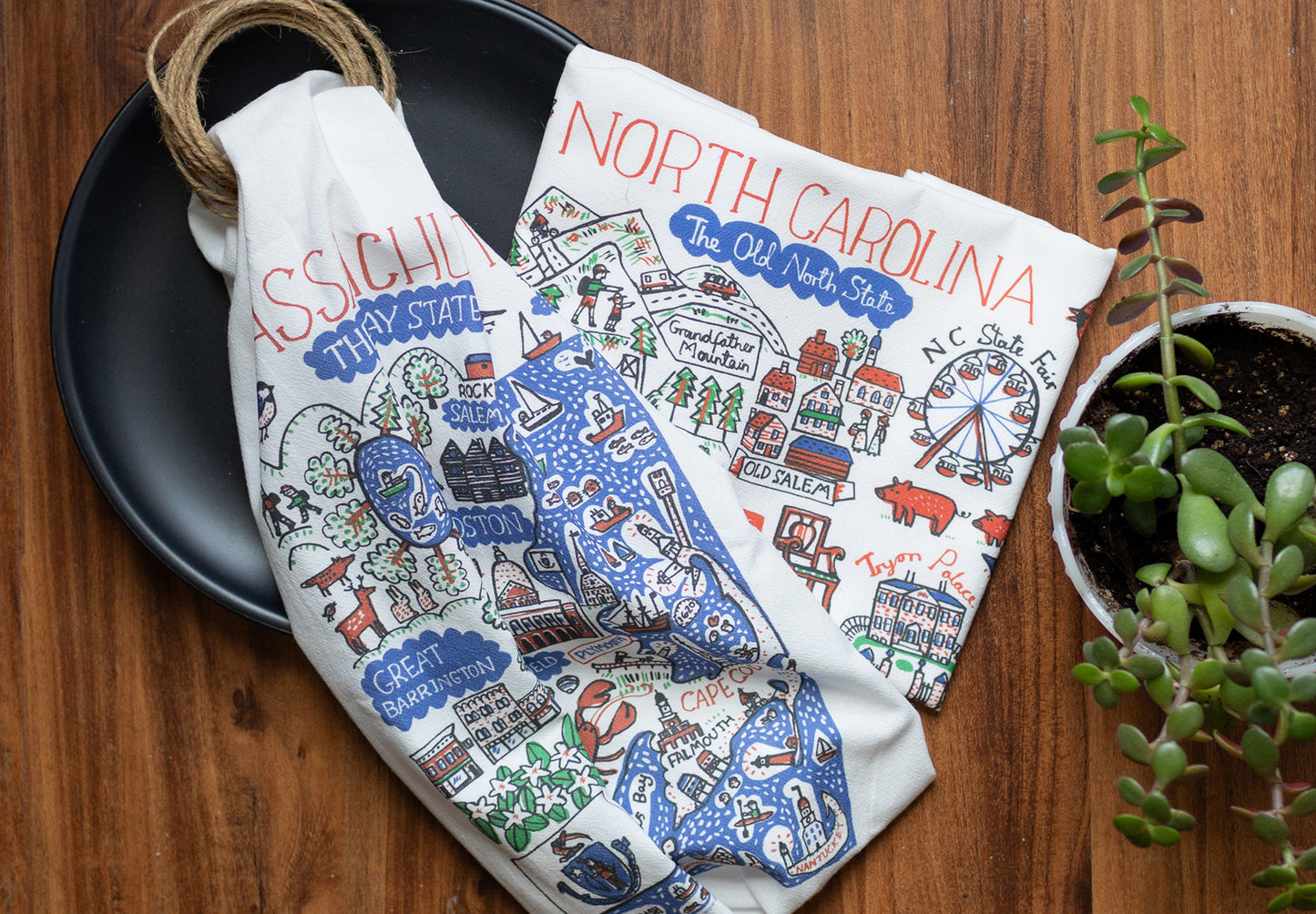 Statescapes: Massachusetts Towel