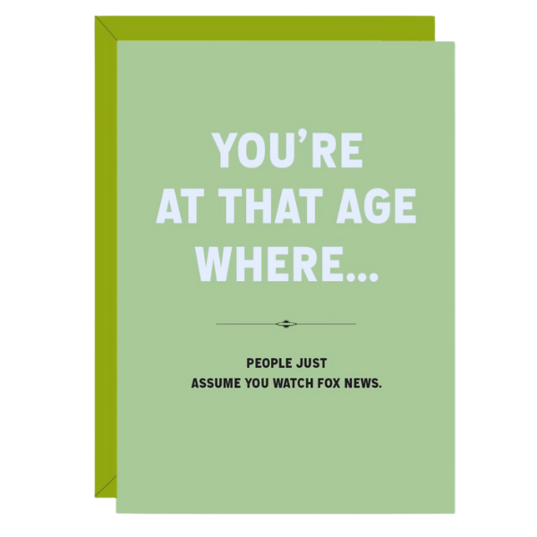 Fox News Birthday Card