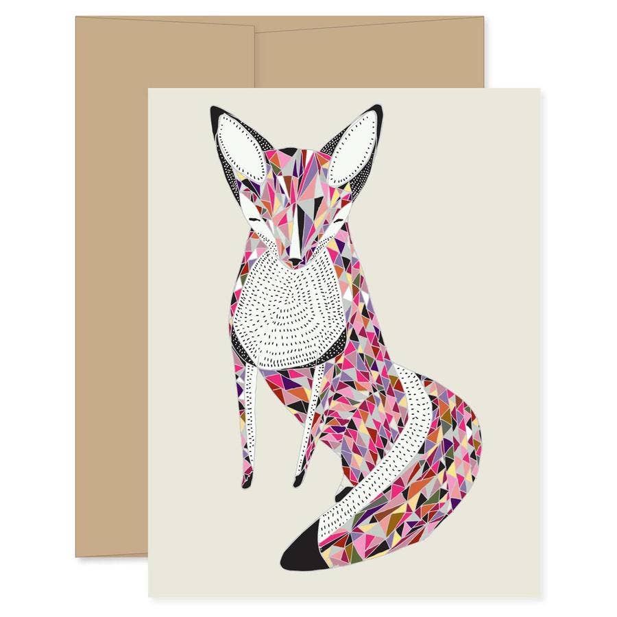 Geo Fox Blank Card