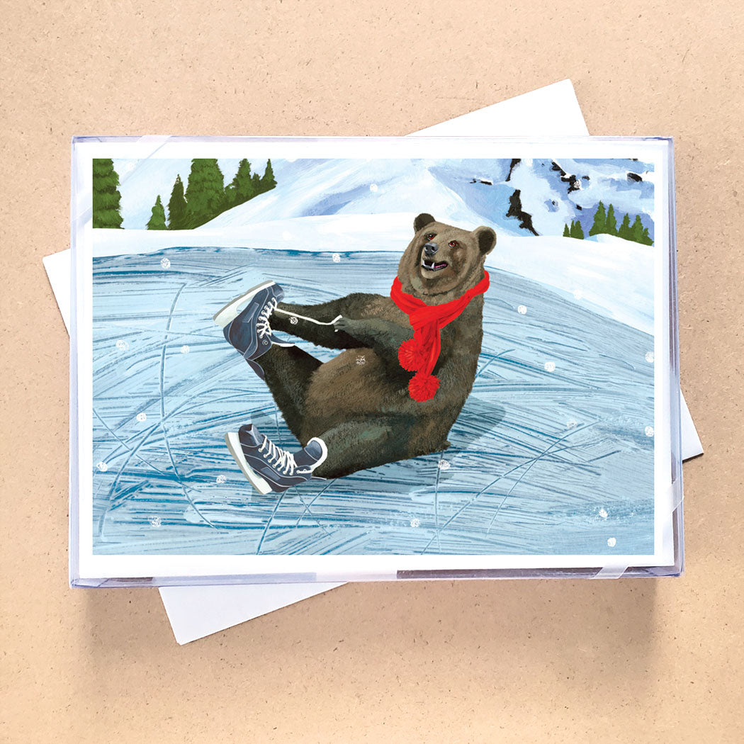 Grizzly Skates Holiday Cards