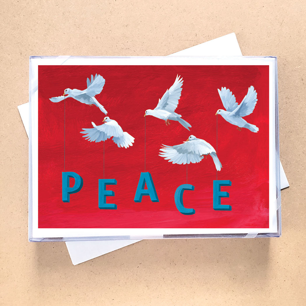 Peace Doves Holiday Cards