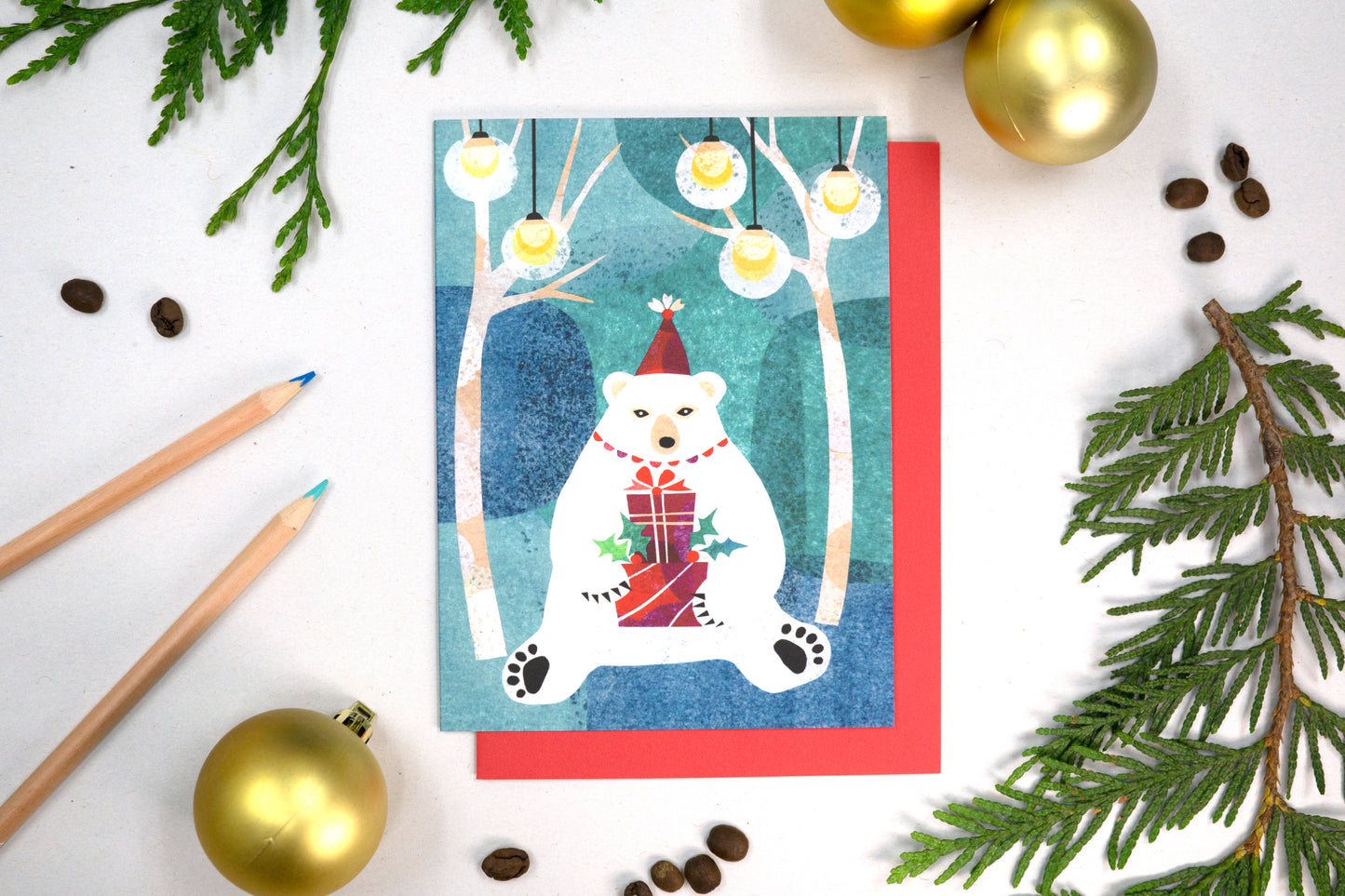 Polar Bear Presents Holiday Cards
