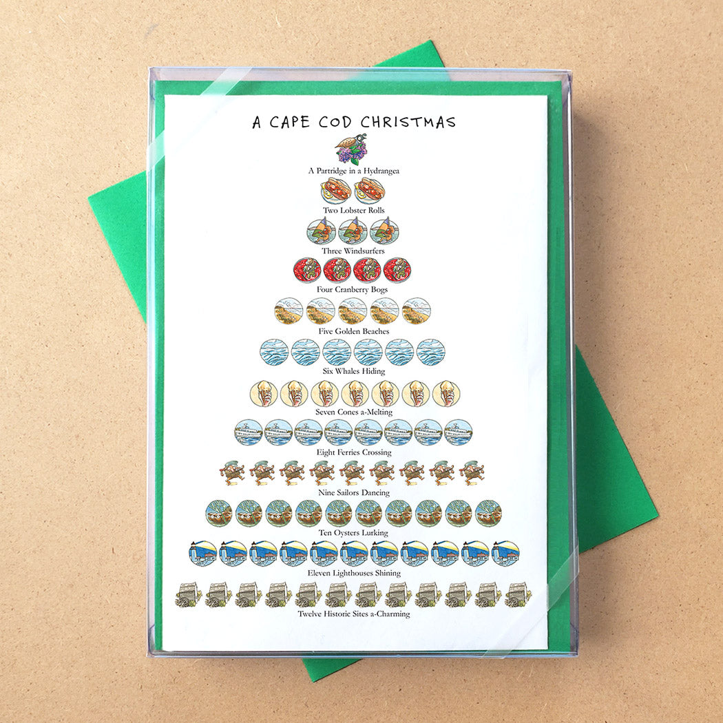 Cape Cod Christmas 12-Days Holiday Cards