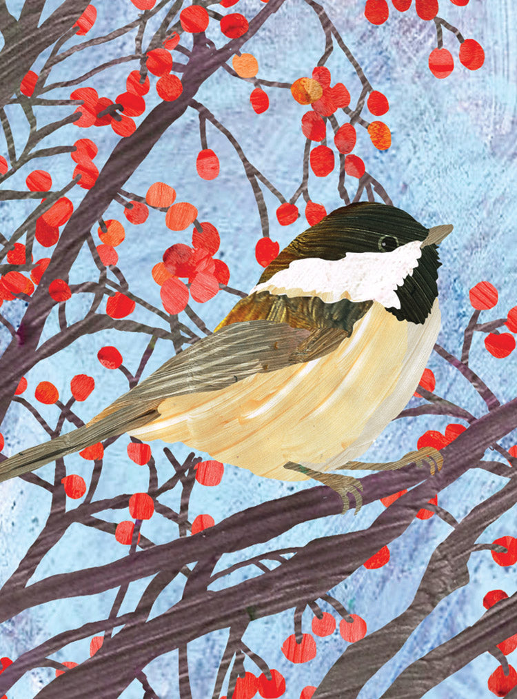 Chickadee Berries Holiday Cards