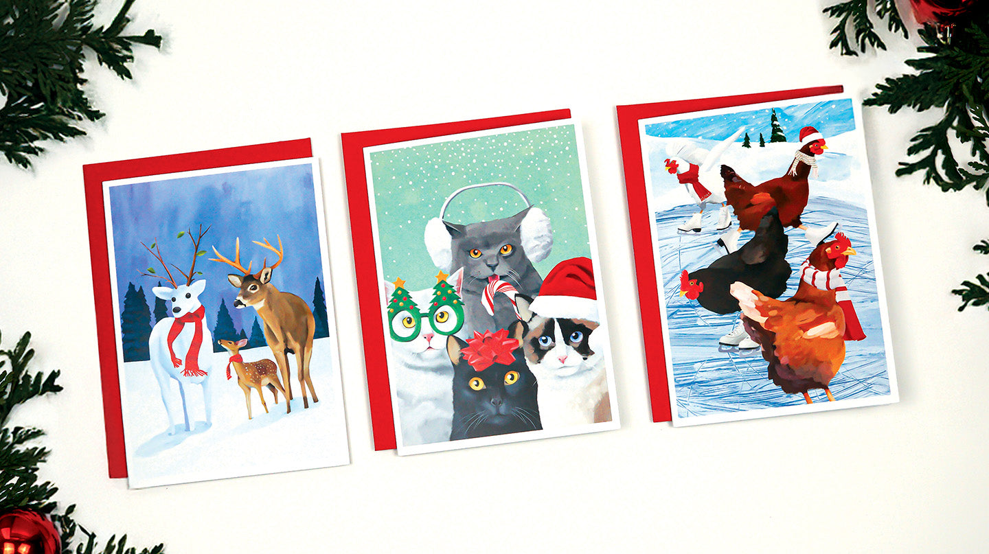 Fleece Navidad Holiday Cards