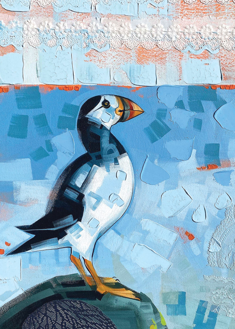 Puffin by the Sea Holiday Cards