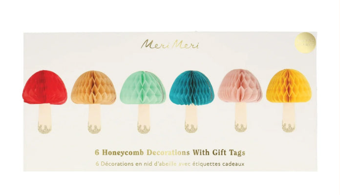Honeycomb Mushroom Tags
